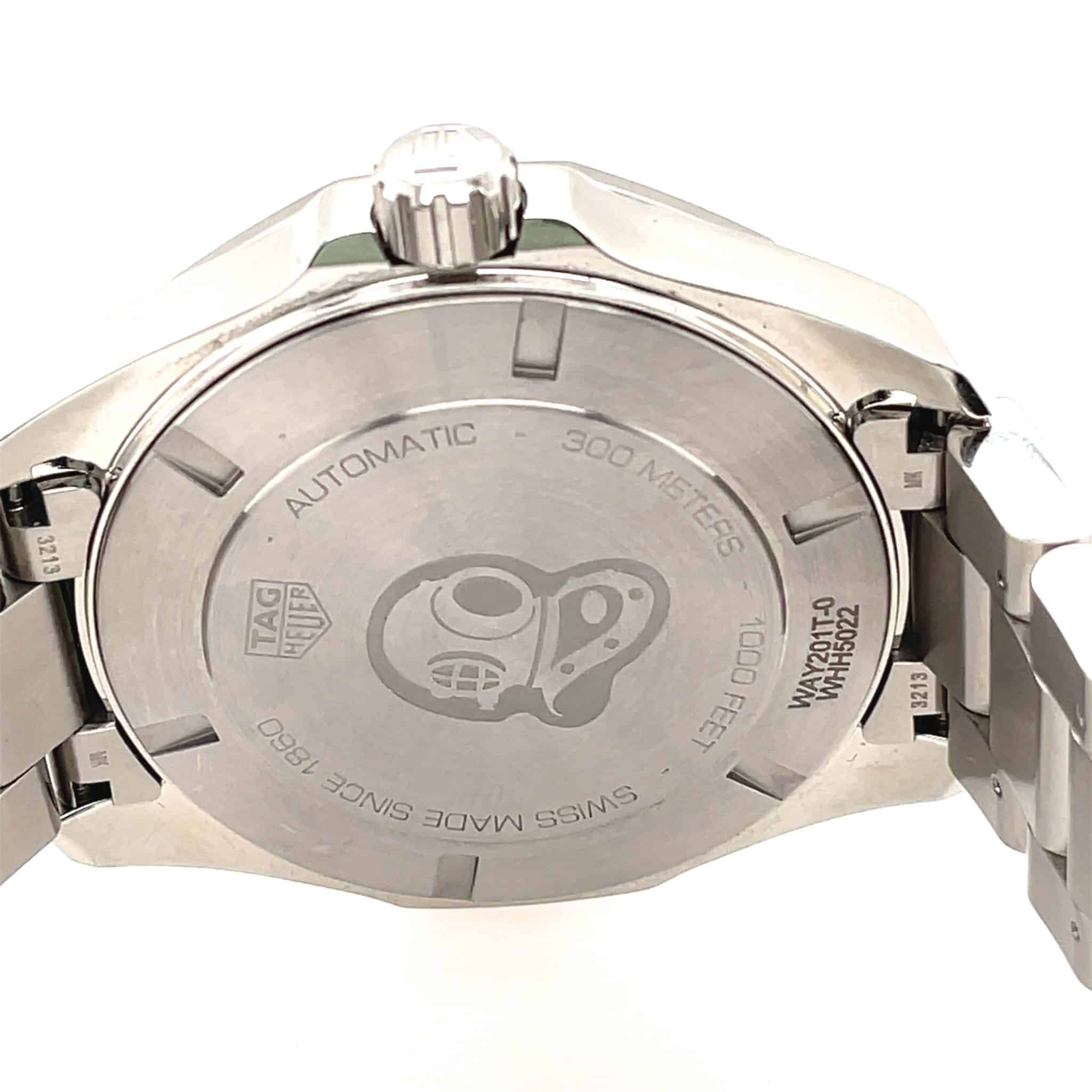 TAG Heuer Aquaracer 300m GMT BATMAN Calibre 7 blaues Zifferblatt, ungetragen - Bild 6