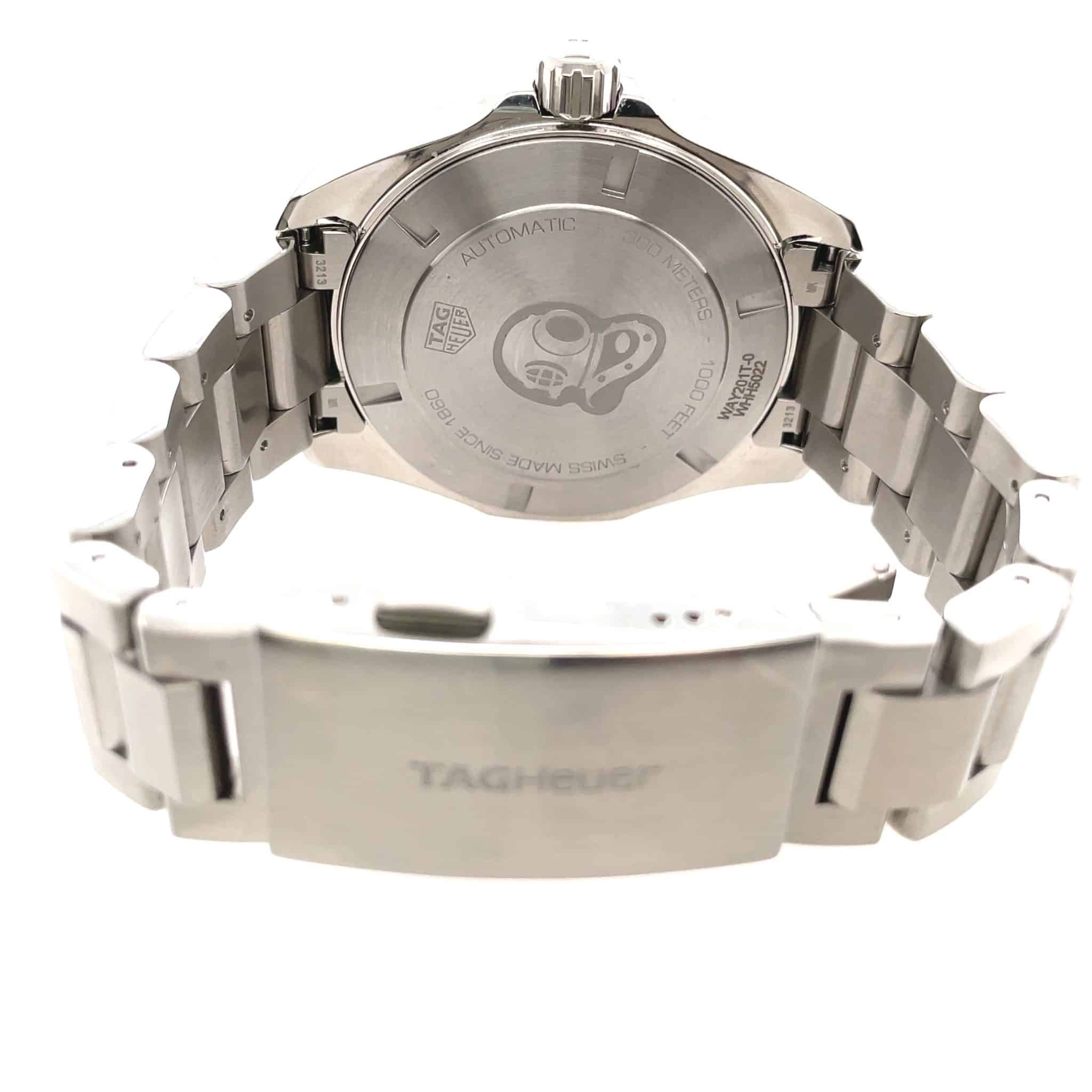 TAG Heuer Aquaracer 300m GMT BATMAN Calibre 7 blaues Zifferblatt, ungetragen - Bild 10