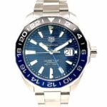 TAG Heuer Aquaracer 300m GMT BATMAN Calibre 7 blaues Zifferblatt, ungetragen - Bild 3 Vorschau