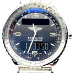 Breitling Chronospace Ref. A56012 Steel Black, Quarz Digital/Analog+GMT - Bild 2 Vorschau