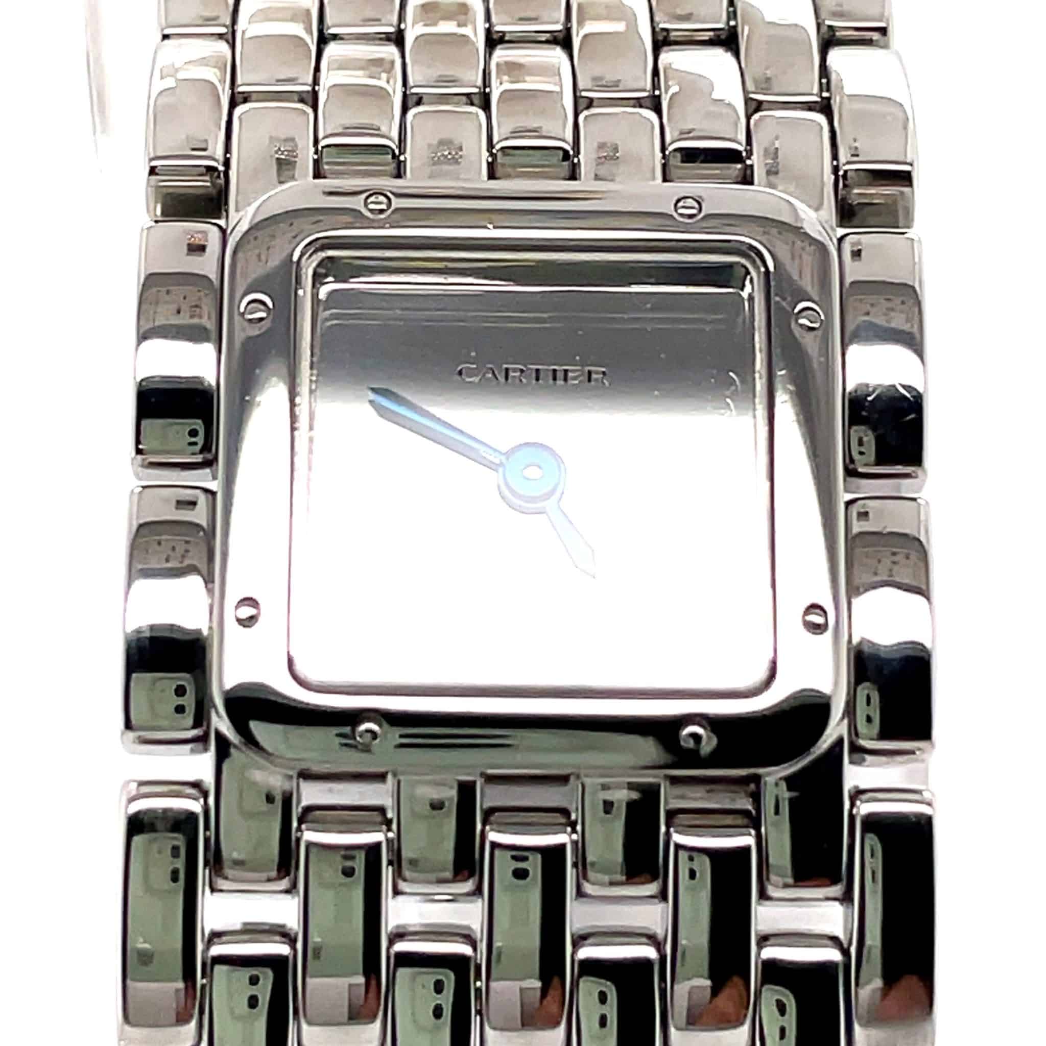 Cartier Ladies Panthere Ruban Stahl VINTAGE Watch VERY RARE Sehr guter Zustand - Bild 7