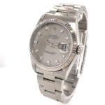 Rolex Datejust 36 Ref.16234 Stahl/WG750 Diamanten UNPOLISHED 1. Hand Full Set 2000 Vorschau