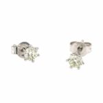 Solitärohrstecker ca. 0,40 ct Diamanten Weißgold 585/ 14K - Bild 2 Vorschau