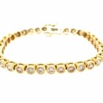 Tennisarmband 17,5cm ca.6,30ct Brillanten Armband Gelbgold 585/14K Vorschau
