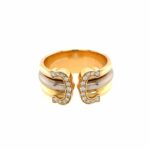 Cartier „C de Cartier“ ca. 0,16 ct Brillanten Gold Ring Tri-Color 750/ 18K Vorschau