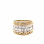 Ring Gr. 54 ca. 1,10 ct Diamanten Bicolor 750/ 18K Vorschau