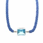 Aquamarin ca. 33 ct. Kordel Collier Weißgold 585/ 14K Vorschau