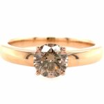 Solitärring Gr. 56,5 ca. 1,01 ct Diamant Roségold 750/ 18K Vorschau