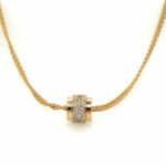 Piaget Collier 37cm ca. 1,2 ct Diamanten Gelbgold 750/ 18K - Bild 2 Vorschau