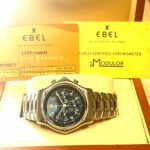Ebel Le Modulor 1911 Chronograph Ref. 9137240 Blue Full Set 1999 Cal. 13 - Bild 13 Vorschau
