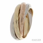 Cartier Trinity Ring Gr.52 Tricolor 750 / 18K fünferring Vorschau