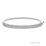 Armreif 18cm Weißgold 750 / 18K mit 2,25ct Diamanten Vorschau