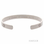 Cartier Love Armreif Weißgold 750/18k GR 17 - Bild 2 Vorschau