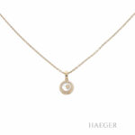 Chopard Happy Diamonds Gelbgold 750 / 18k. Kette m. Anhänger ca. 0,05 ct. - Bild 2 Vorschau