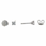 Diamant Ohrstecker Weißgold 750 / 18k. ca. 0,25 ct. - Bild 2 Vorschau