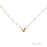 Lapponia Diamant Collier Gelbgold 750 / 18k. ca. 0,02ct. - Bild 2 Vorschau