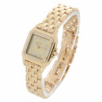 Cartier Panthère Lady in Gold 18K Factory Diamond Setting 1990’s Vinateg Watch - Bild 2 Vorschau