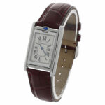 Cartier Tank Basculante Reversible Ref. 2405 Steel 24×35 Saphire ca. 2000 Top - Bild 2 Vorschau