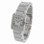 Cartier Tank Française Ref. 2465 Medium Size Stahl ca. 2010 Top Zustand - Bild 2 Vorschau