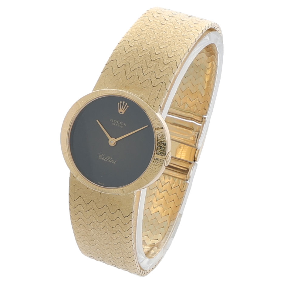 Rolex Cellini Ref. 3879 Gold 18K 25mm Bracelet Gold 18K by Carl Bucherer ca. 1972 - Bild 2