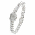Chopard Lady 18K Weissgold Diamanten Panzerarmband Original Chopard 1980’s Vintage Watch - Bild 2 Vorschau