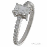 Damen Diamant Ring Platin 950er Emerald Cut 0,71ct Vorschau