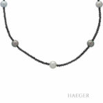 Tahitizuchtperl Diamant Collier ca. 24ct. - Bild 2 Vorschau