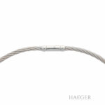 Damen Kordelcollier Weißgold 750 / 18 Kt. ca. 43cm - Bild 3 Vorschau