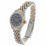 Rolex Lady-Datejust Ref. 69173 Steell/Gold Rolex Factory Diamond Setting purple 1984 - Bild 2 Vorschau