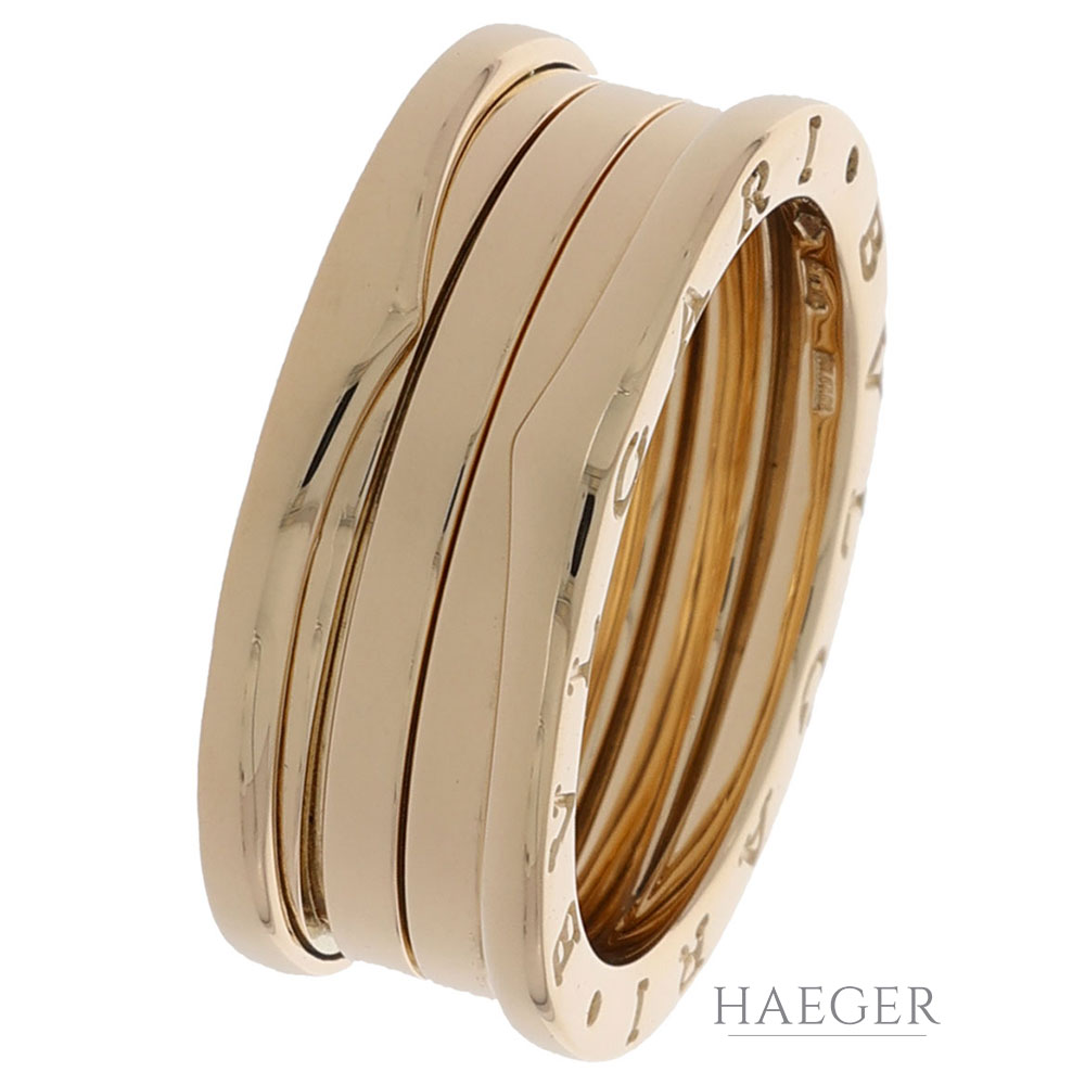 Bulgari B Zero 1 4-Band Ring Gelbgold 750 / 18 Kt. Gr 61