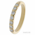 Diamant Halb – Memoire Ring Gelbgold 750 / 18kt. ca. 0,35ct. Vorschau