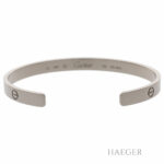 Cartier Love Armreif Weißgold 750 / 18kt. GR. 20 mit Box - Bild 2 Vorschau