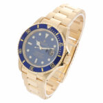 Rolex Submariner Date Ref. 16618 Gold 18K mit Box wie neu Full Set LC100 1996 NO STRETCH - Bild 2 Vorschau