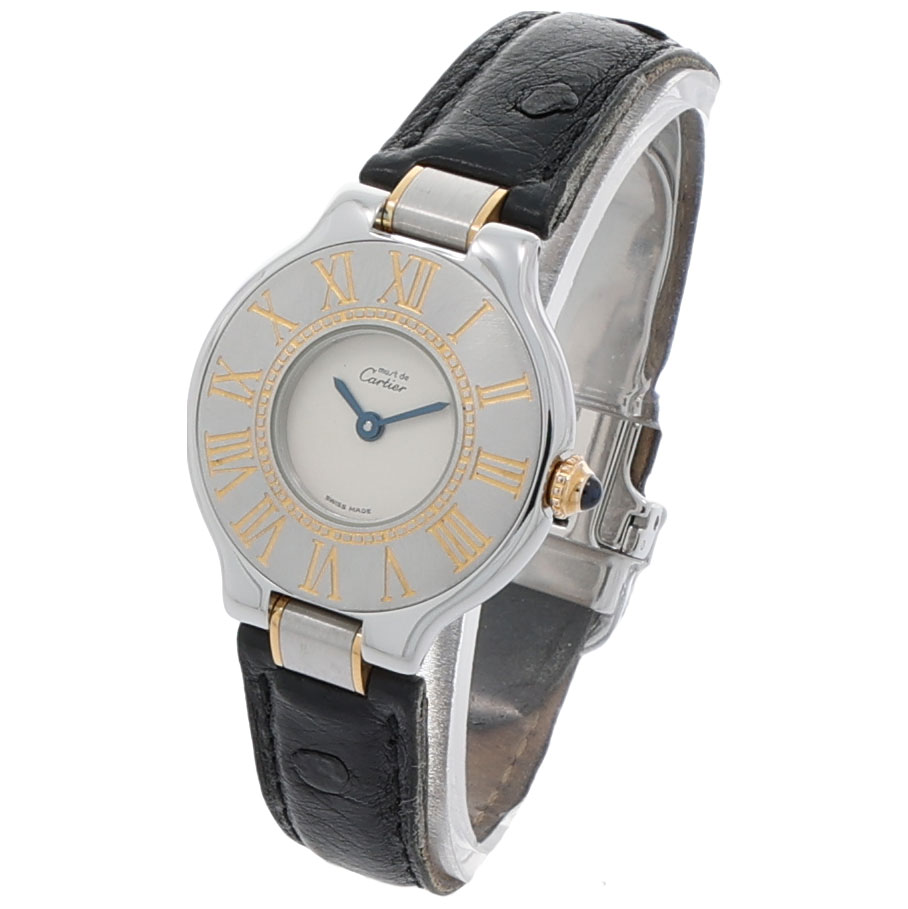 Cartier 21 Must de Cartier Stahl/Gold 28mm 1990’s Vintage Watch - Bild 2