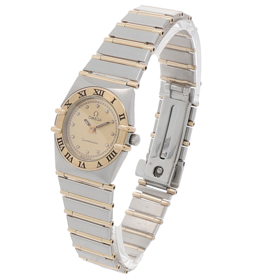 Omega Constellatin Ref. 12701500 Stahl Gold Diamaond Dial 22mm Full Set 1993 - Bild 2