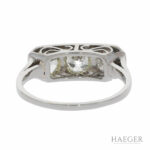 Art Deco Ring Gr.52 Platin 950 mit 1,5ct Altschliff Diamanten - Bild 2 Vorschau