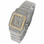 Cartier Santos Galbée Ref 119901 Steel/Gold Moonphase Quarz ca. 1990 - Bild 2 Vorschau