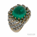 Smaragd Ring Gr.53 Gelbgold 750 / 18K mit 1,7ct Diamanten Vorschau