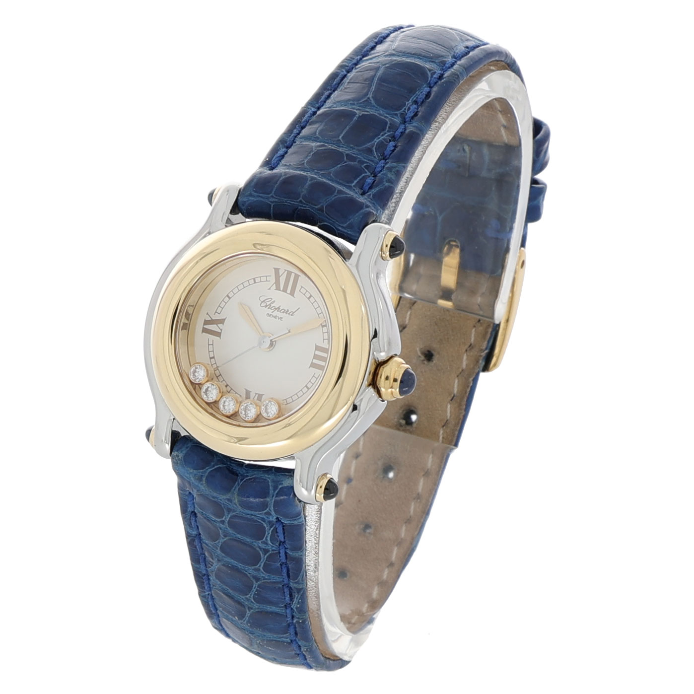 Chopard Happy Sport Ref. 27/8246-23 Stahl Gold Floating Diamonds Papers 1995 - Bild 2