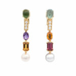 Bulgari Allegra Ohrhänger Gelbgold 750 / 18K mit 0,27ct Diamanten Vorschau