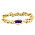 Pomellato „Catene“ Armband 19cm Amethyst Gelbgold 750/ 18K - Bild 2 Vorschau