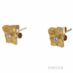 Ohrstecker Gelbgold 750 / 18K mit 0,02ct Diamanten - Bild 2 Vorschau