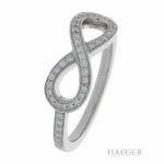 Tiffany & Co. Infinity Ring Platin 950 mit 0,4ct Diamanten und Originaler Box Vorschau