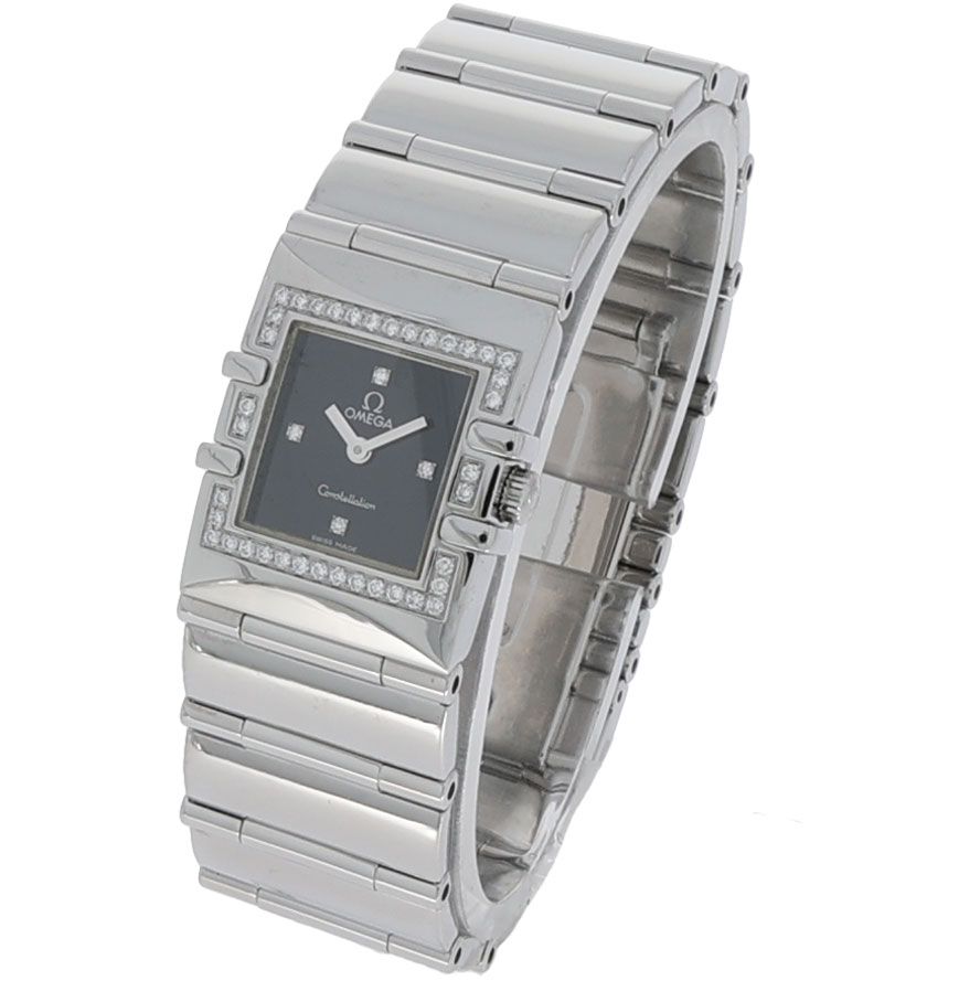 Omega Constellation Quadra Stahl/Diamanten mit Papieren 2002 - Bild 2
