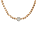 FOPE „Eka Tiny“ Collier 50cm ca.0,19ct Diamanten Roségold 750/ 18K - Bild 2 Vorschau