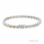 Tennisarmband 19cm Weißgold 750 / 18K mit 6ct Diamanten - Bild 2 Vorschau