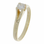 Solitärring Gr.58 Gelbgold 585 / 14K mit 0,35ct Diamant Vorschau
