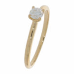 Solitärring Gr.54 Gelbgold 585 / 14K mit 0,3ct Diamant / GIA Zertifiziert Vorschau