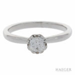 Acredo Solitärring Gr.52 Weißgold 585 / 14K mit GIA Zertifikat - Bild 2 Vorschau