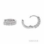 Diamant Creolen Weißgold 750 / 18K mit 0,5ct - Bild 2 Vorschau